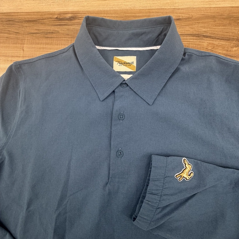 Tracksmith Rapid Transit Popover Henley Polo Shirt Jacket Size XS